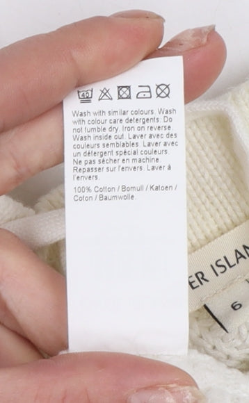 Womens UK Size 6 River Island Ivory Pullover Jumper