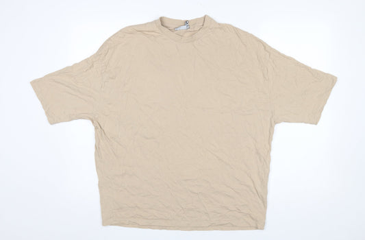 Mens UK Size S ASOS Design Beige  T-Shirt