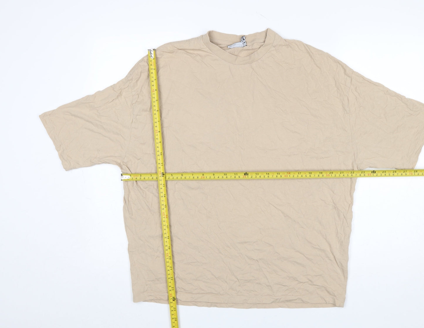 Mens UK Size S ASOS Design Beige  T-Shirt