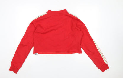 Womens UK Size S Russell Athletic Red Pullover Sweatshirt