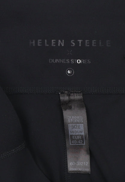 Womens UK Size 12 Helen Steele x Dunnes Stores Slim Fit Ankle Black Leggings
