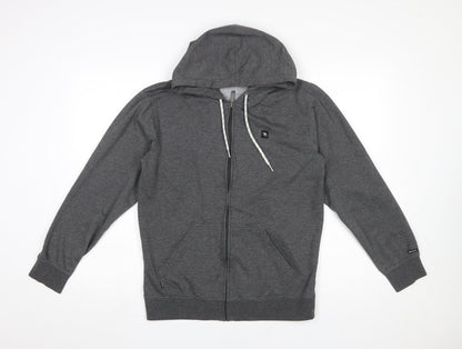 Mens UK Size S RIP CURL Grey Full Zip Hoodie