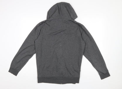 Mens UK Size S RIP CURL Grey Full Zip Hoodie
