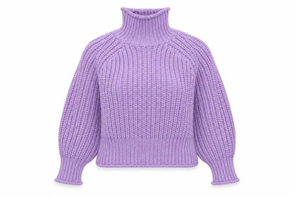 Womens UK Size 8 H&M Purple Pullover Jumper