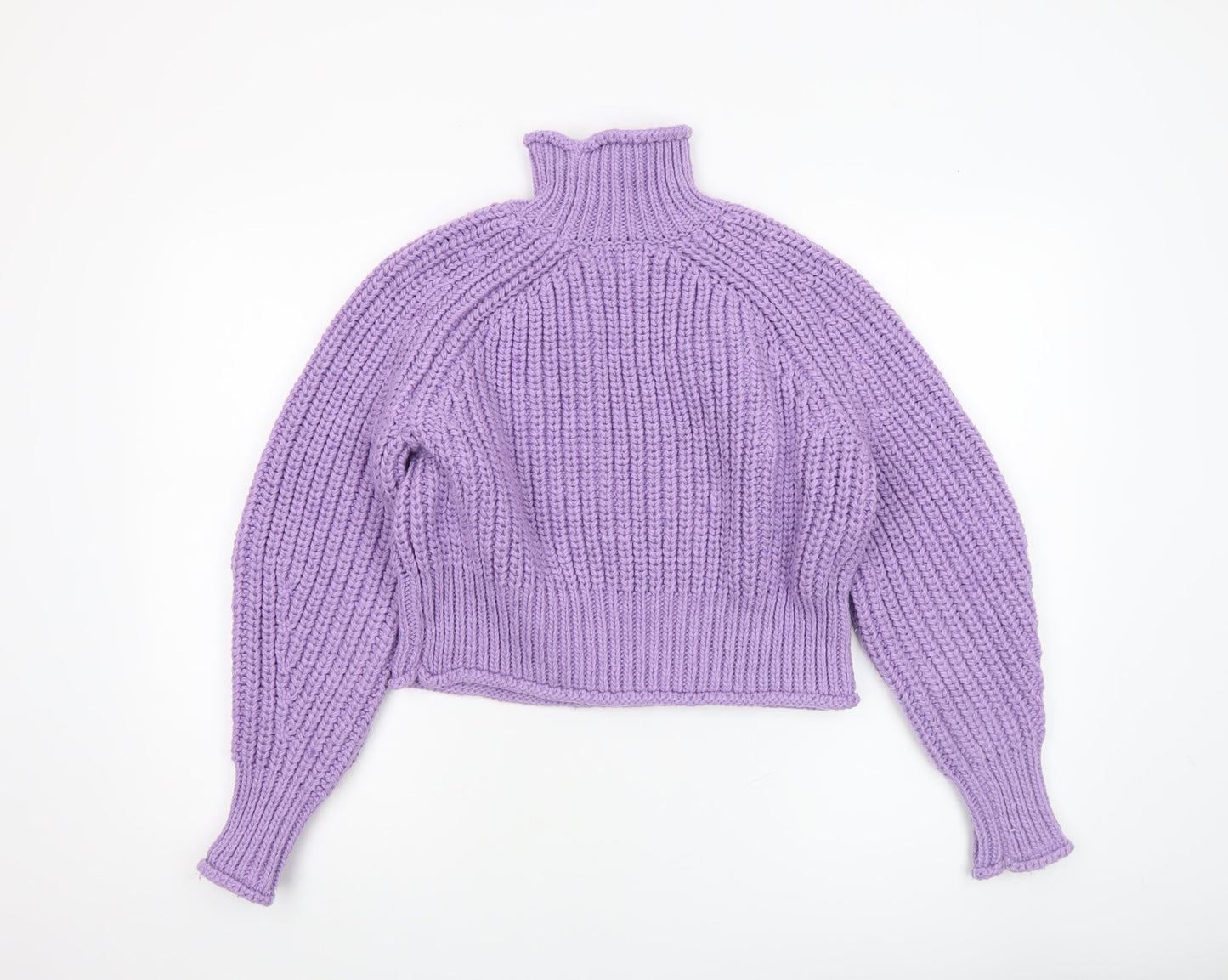 Womens UK Size 8 H&M Purple Pullover Jumper