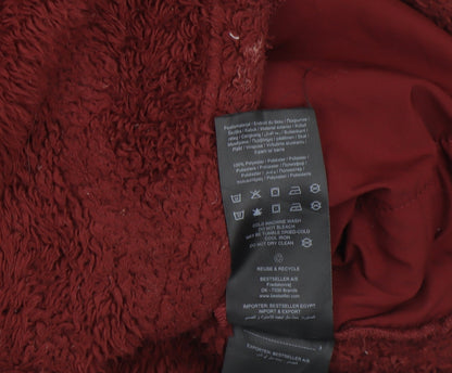 Womens UK Size XS Only Red Basic Jacket