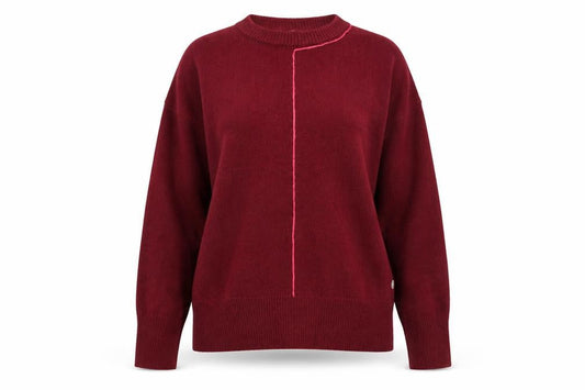 Womens UK Size XS Diesel Red Pullover Jumper