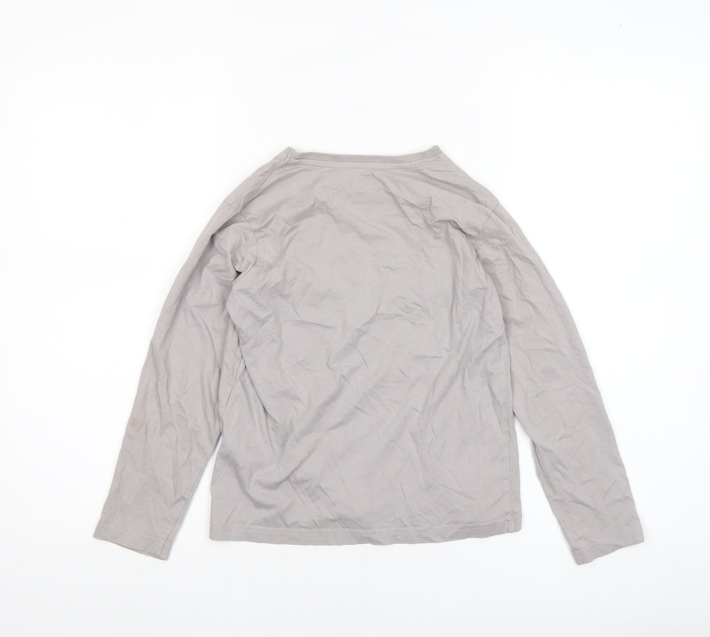 Boys UK Size 8-9 Years Primark Beige Basic T-Shirt
