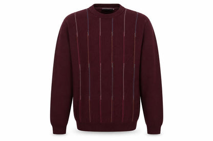 Mens UK Size 2XL Gilt Edge Red Pullover Jumper