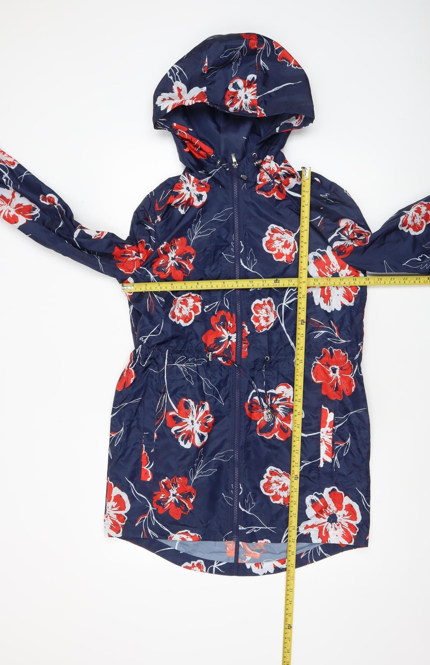 Womens UK Size S Dunnes Blue Rain Coat