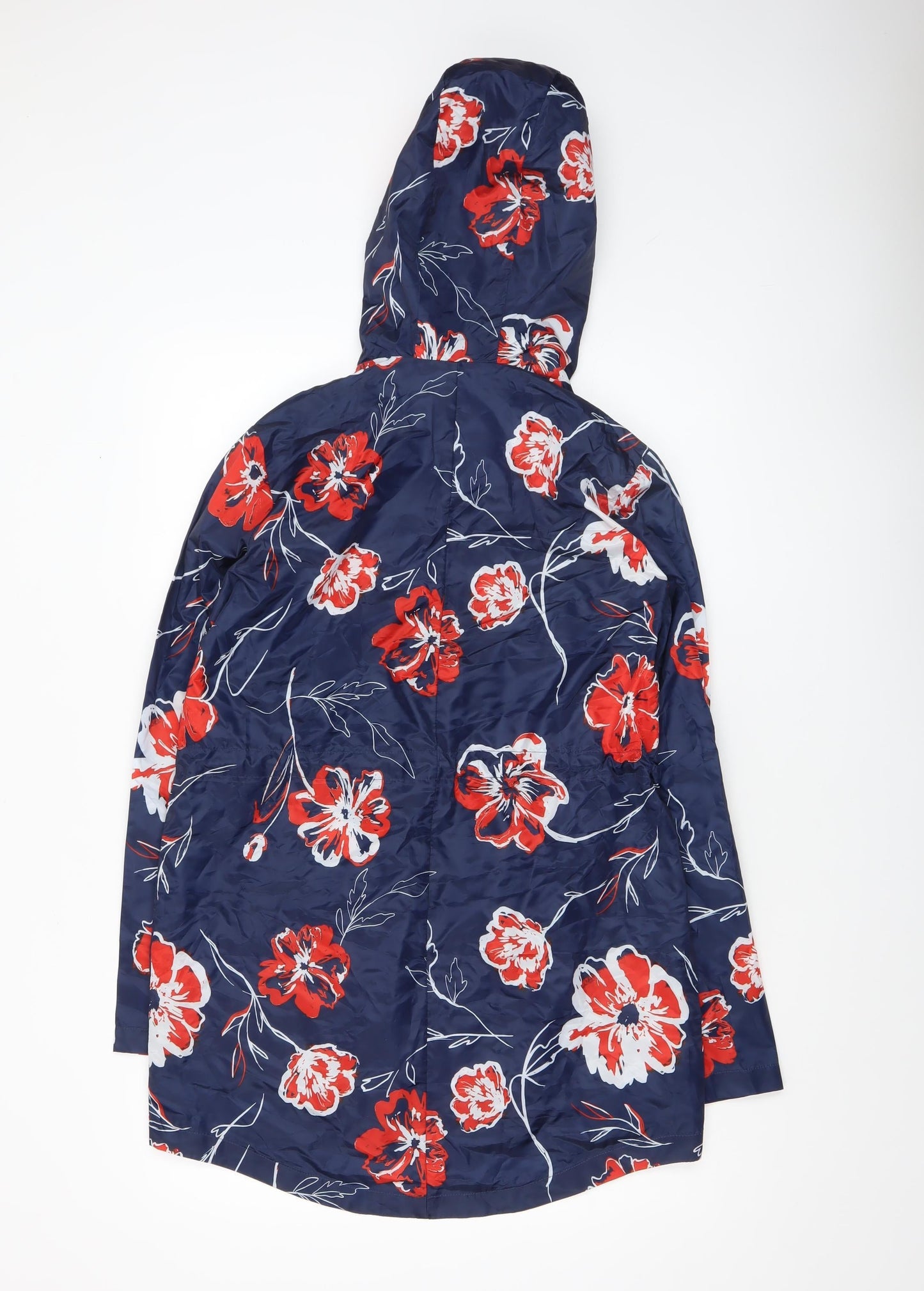 Womens UK Size S Dunnes Blue Rain Coat