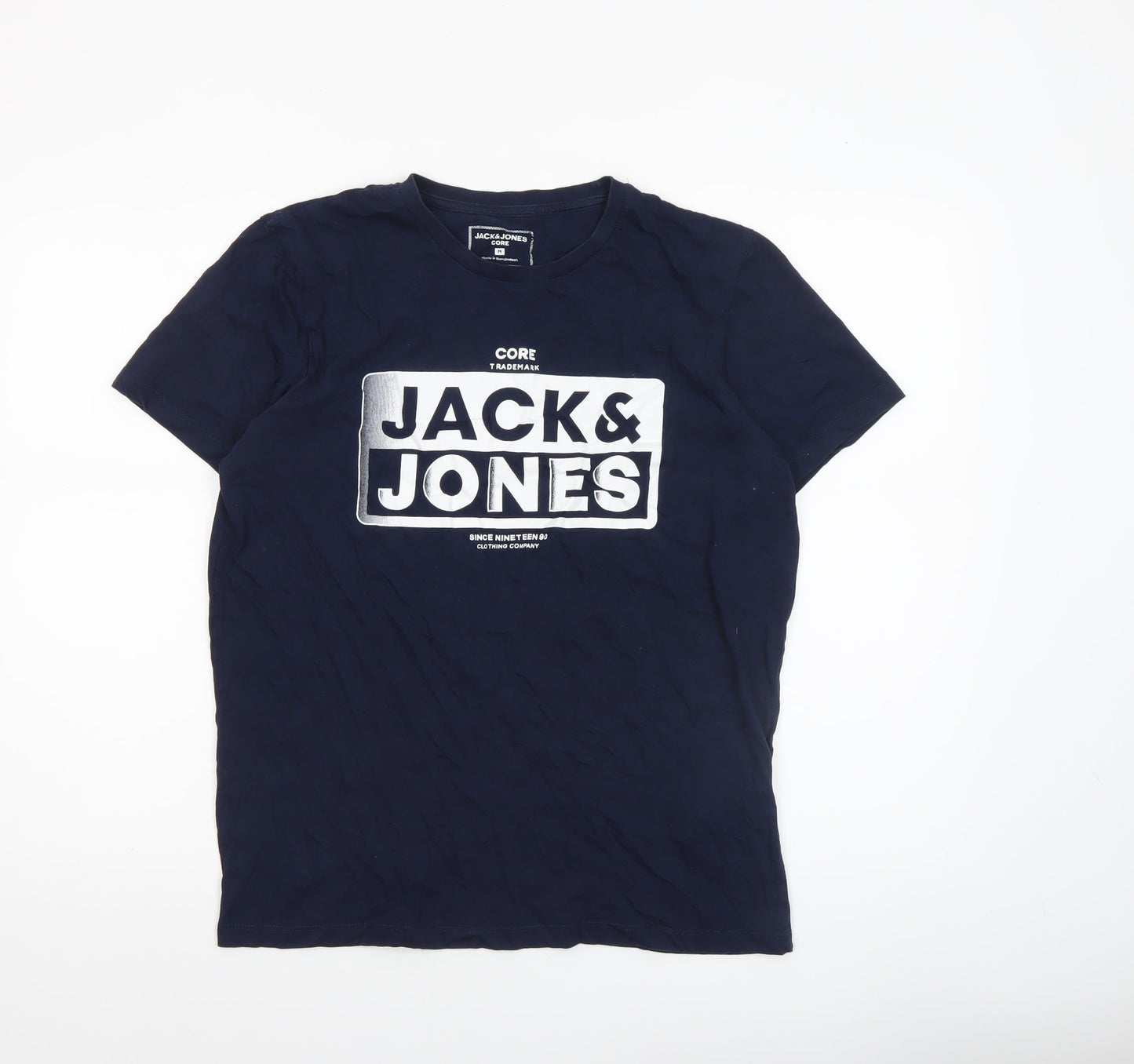 Mens UK Size M JACK & JONES Blue  T-Shirt