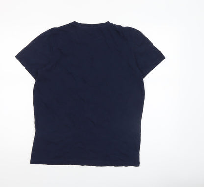 Mens UK Size M JACK & JONES Blue  T-Shirt