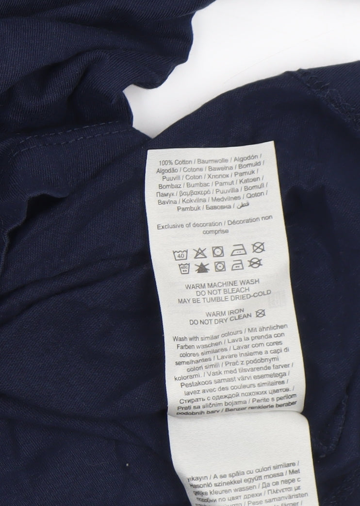 Mens UK Size M JACK & JONES Blue  T-Shirt