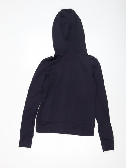 Womens UK Size 8 Denim Co Blue Full Zip Hoodie