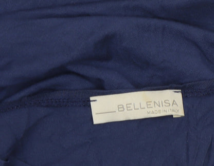 Womens UK Size 12 Bellenisa Blue Basic Blouse