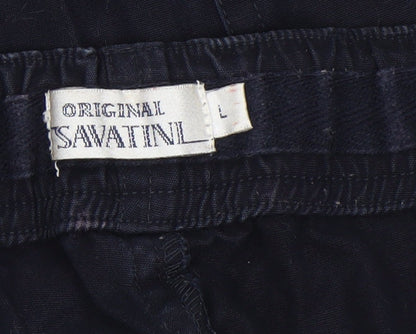 Mens UK Size L Savatini Regular Fit Chino Shorts