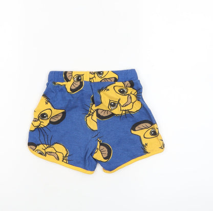 Disney Baby The Lion King Blue Simba Shorts 18-24 Months Unisex