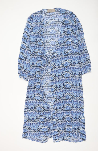 Paul Costelloe Women Multicoloured Size 10 Bohemian Geometric Beach Cover Up