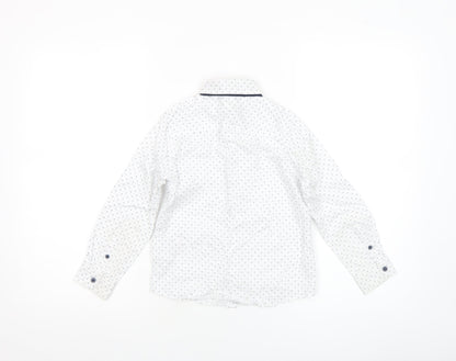 Boys UK Size 6 Years NEXT White Basic Button-Up