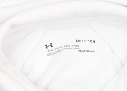 Mens UK Size S Under armour Polyester Polo Shirt