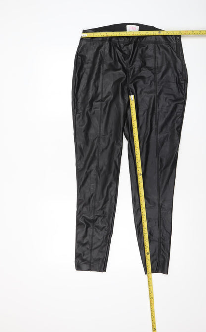 Womens UK Size 14 Savida Slim Fit Leggings Black Trousers