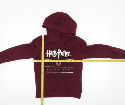 Boys UK Size 9-10 Years Harry Potter Red Pullover Hoodie