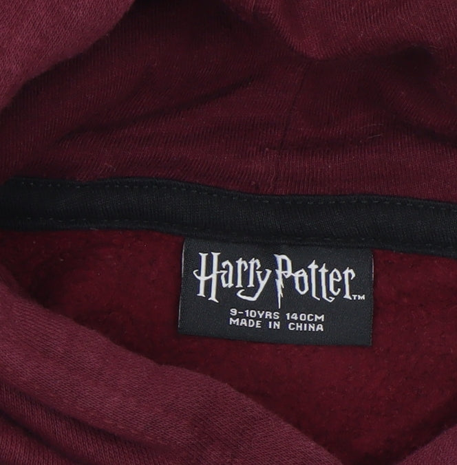 Boys UK Size 9-10 Years Harry Potter Red Pullover Hoodie
