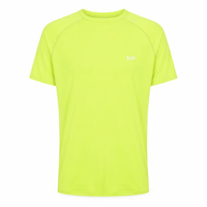 Mens UK Size XL MP Yellow Running & Jogging Gym & Training CrossFit T-Shirt