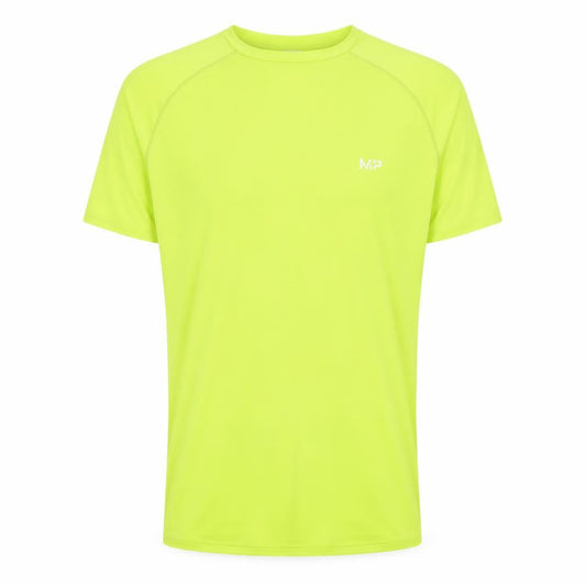 Mens UK Size XL MP Yellow Running & Jogging Gym & Training CrossFit T-Shirt