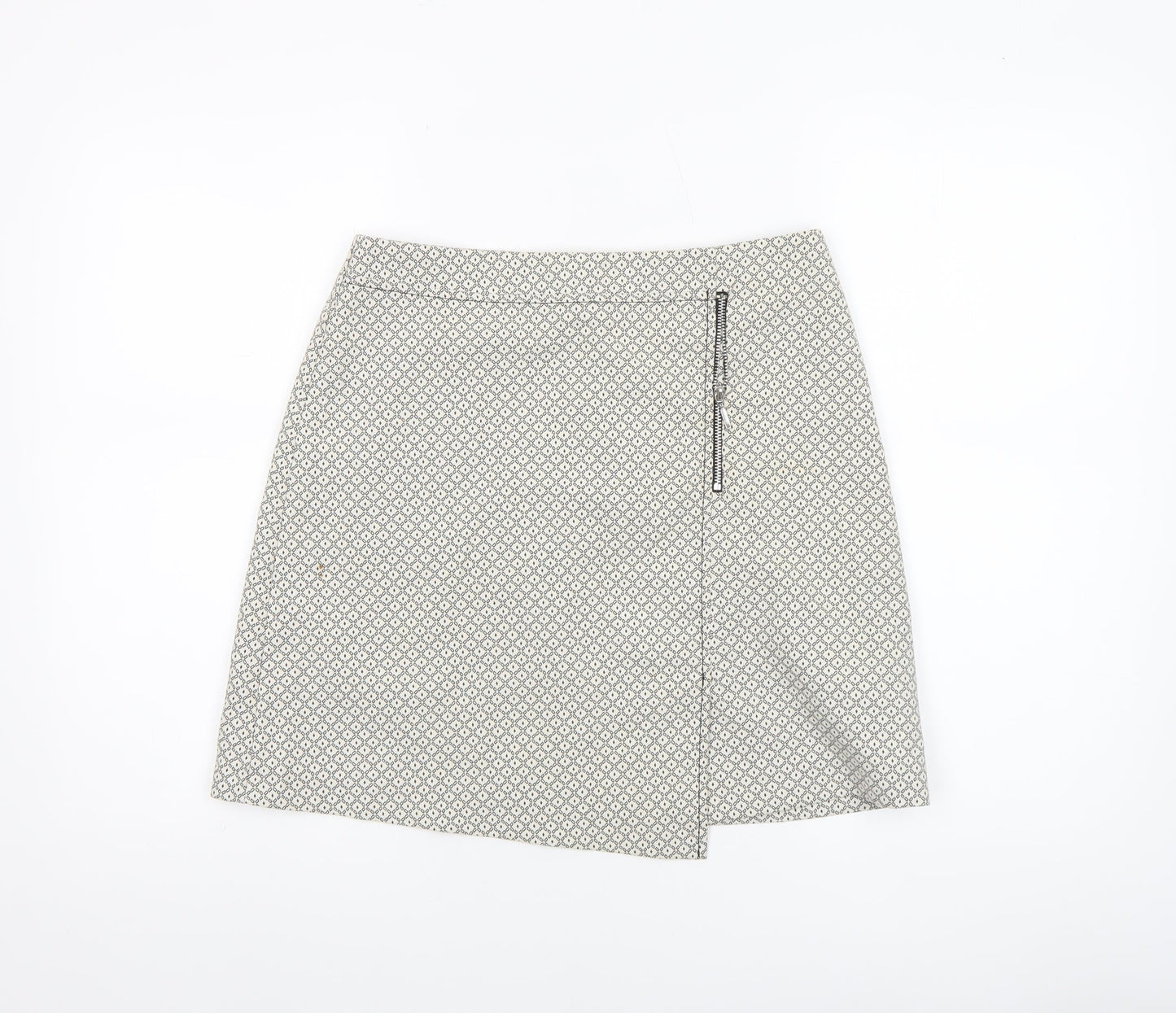 Womens UK Size 10 New Look Straight & Pencil Twill Skirt