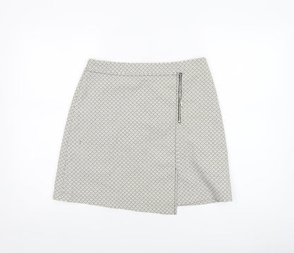 Womens UK Size 10 New Look Straight & Pencil Twill Skirt