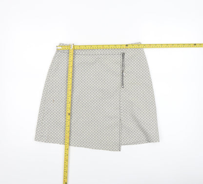 Womens UK Size 10 New Look Straight & Pencil Twill Skirt