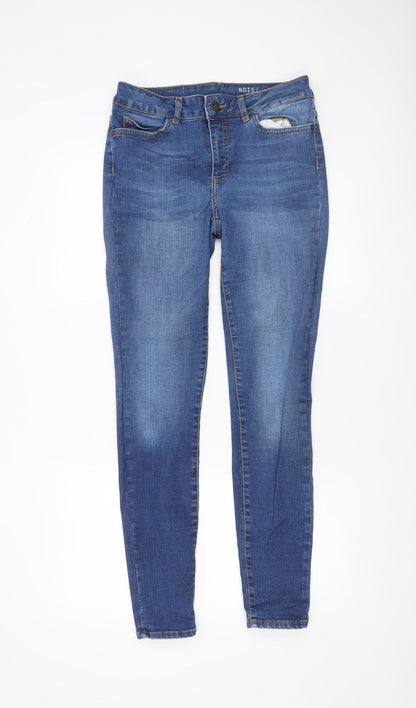 Womens UK Size 12 Noisy may Slim Fit Skinny Blue Jeans