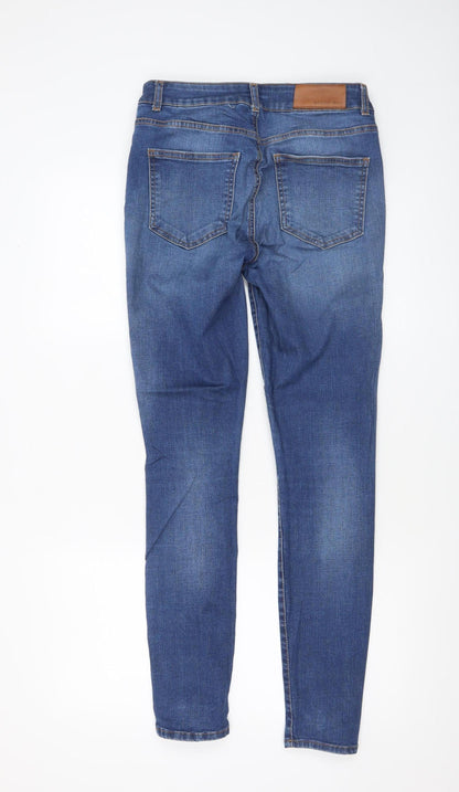 Womens UK Size 12 Noisy may Slim Fit Skinny Blue Jeans
