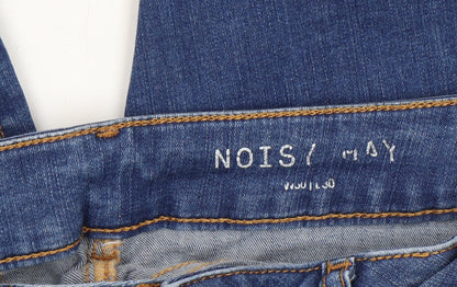Womens UK Size 12 Noisy may Slim Fit Skinny Blue Jeans