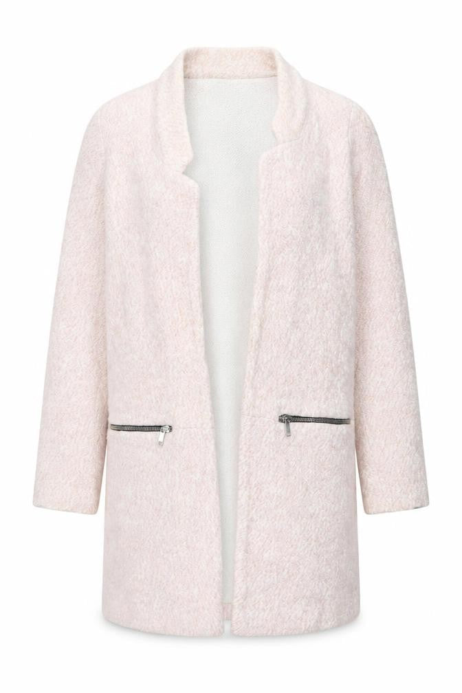Womens UK Size 12 Stradivarius Pink Basic Jacket