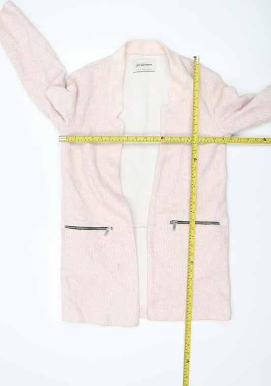 Womens UK Size 12 Stradivarius Pink Basic Jacket