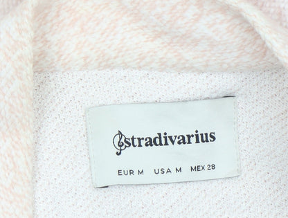 Womens UK Size 12 Stradivarius Pink Basic Jacket