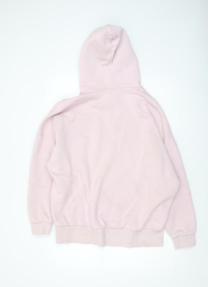 Womens UK Size L Reebok Pink Pullover Hoodie