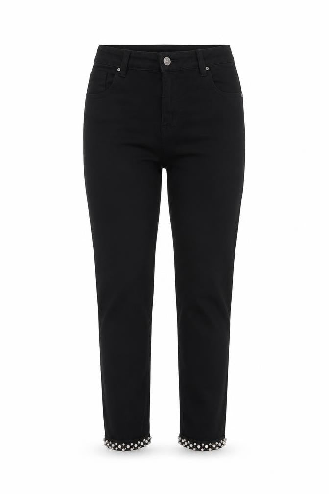 Womens UK Size L Monday Slim Fit Jegging Black Trousers