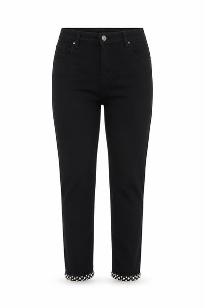Womens UK Size L Monday Slim Fit Jegging Black Trousers