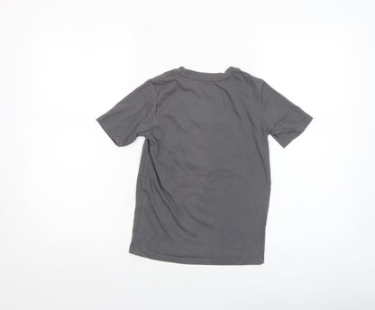 Girls UK Size 6-7 Years Sanrio Grey Basic T-Shirt