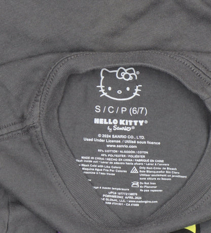Girls UK Size 6-7 Years Sanrio Grey Basic T-Shirt