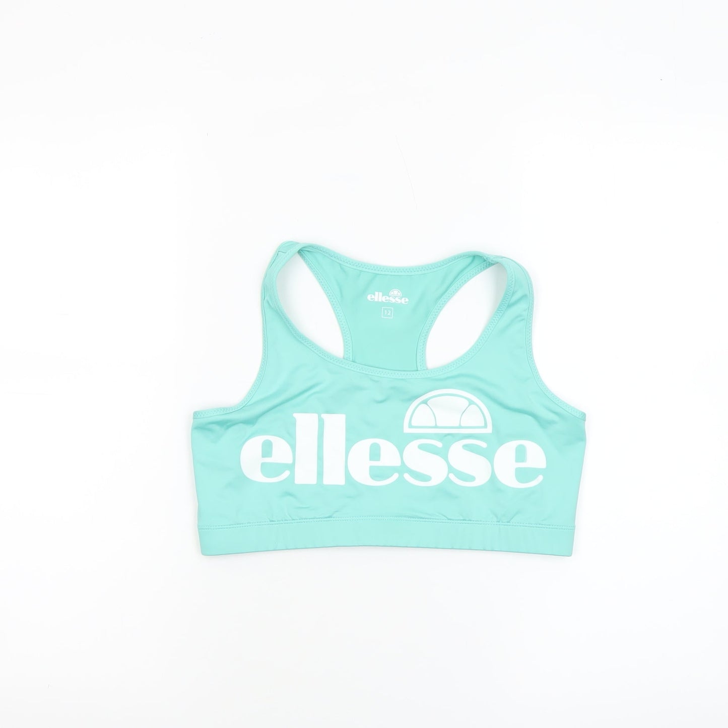Ellesse Women's Blue Size 12 Sports Bra Racerback Medium Support