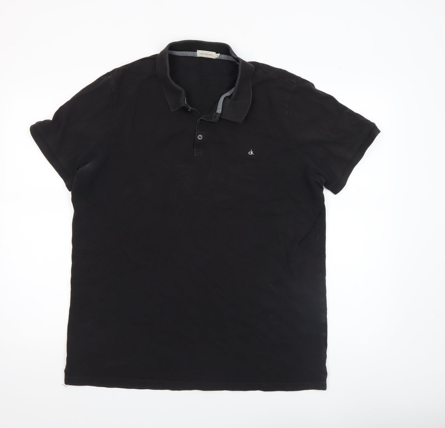 Mens UK Size 2XL Calvin Klein Cotton Polo Shirt