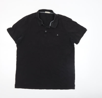 Mens UK Size 2XL Calvin Klein Cotton Polo Shirt