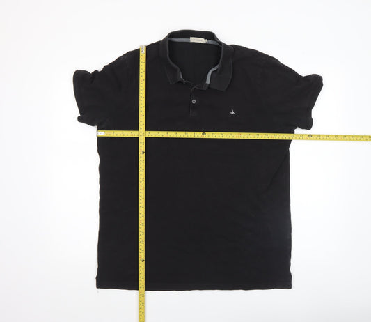 Mens UK Size 2XL Calvin Klein Cotton Polo Shirt