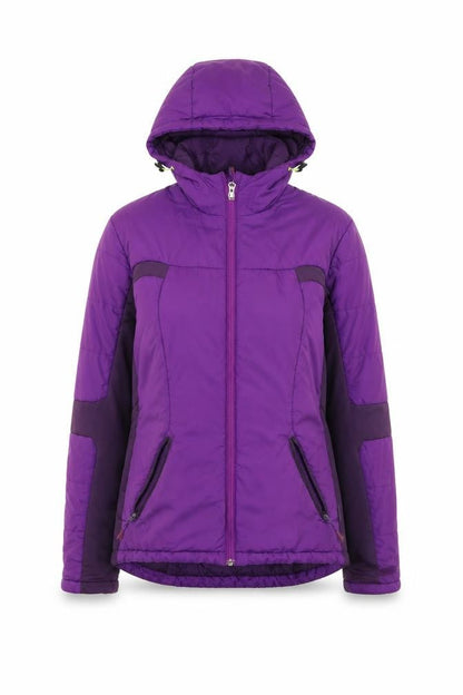Womens UK Size M Quechua Purple Puffer Jacket