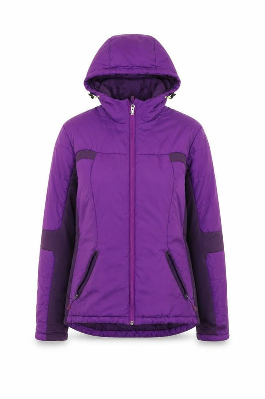 Womens UK Size M Quechua Purple Puffer Jacket
